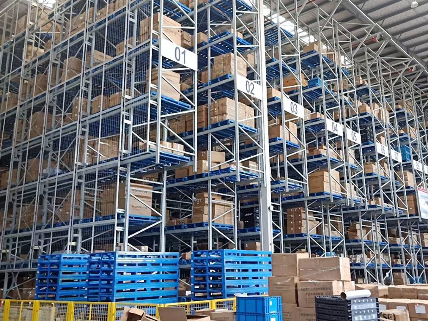  堆跺机托盘库货架